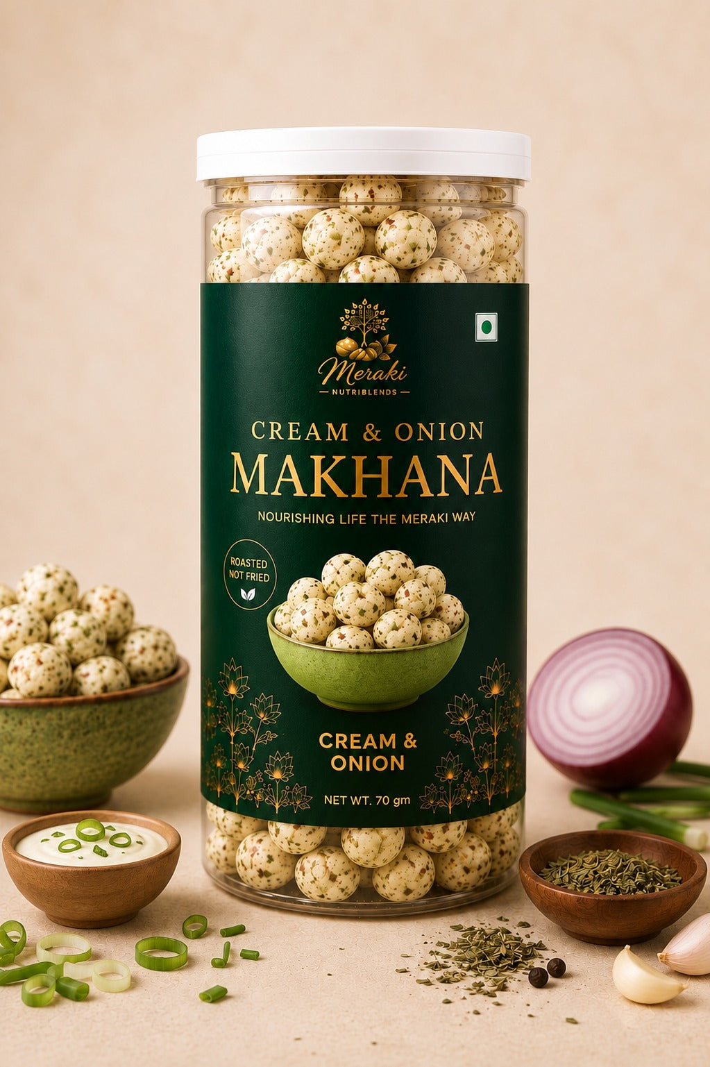 Cream & Onion Makhana