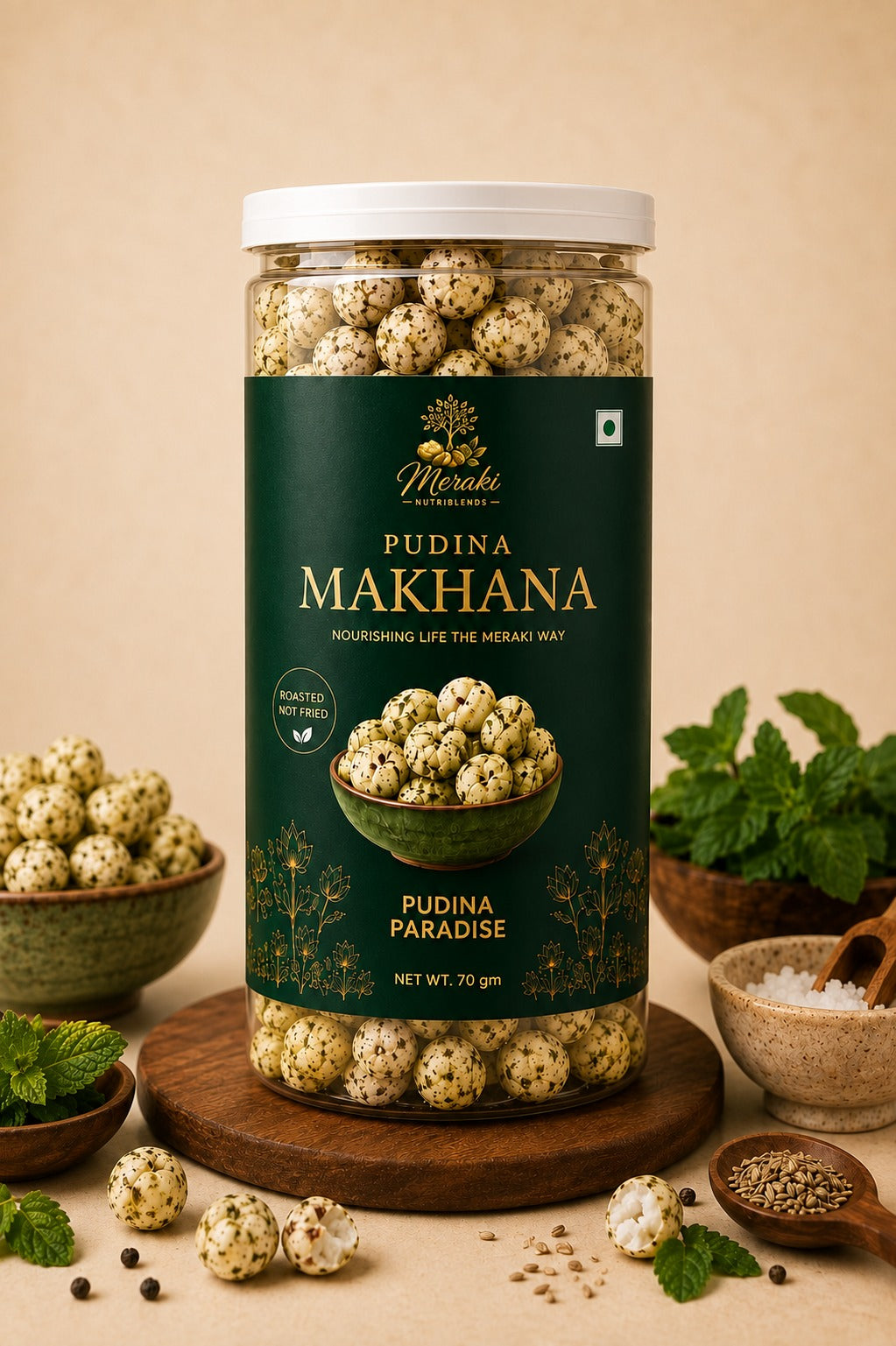 Pudina Makhana