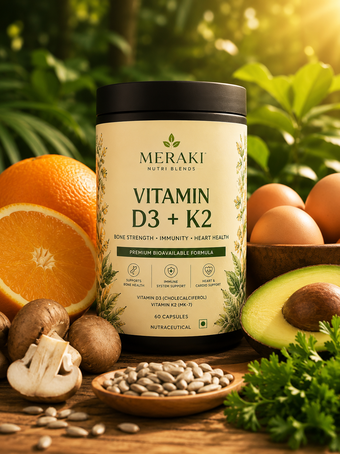 Vitamin D3 + K2